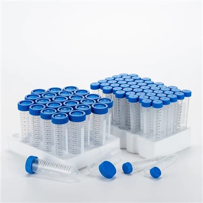 15ml Flat Centrifuge Tubes Conical Bottom Non-Sterile Autocalvable Graduation Writing Area