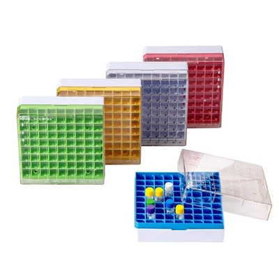 2 10X10 100 Wells Warna Warna PC Cryogenic Boxes