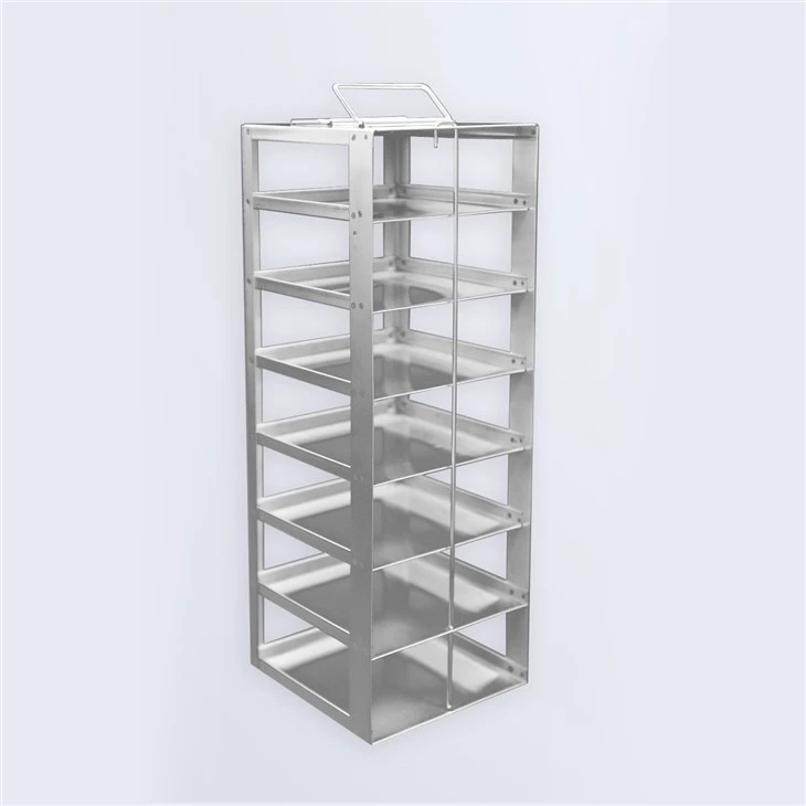 Vertical Type Freezer Racks Liquid Nitrogen Freezing