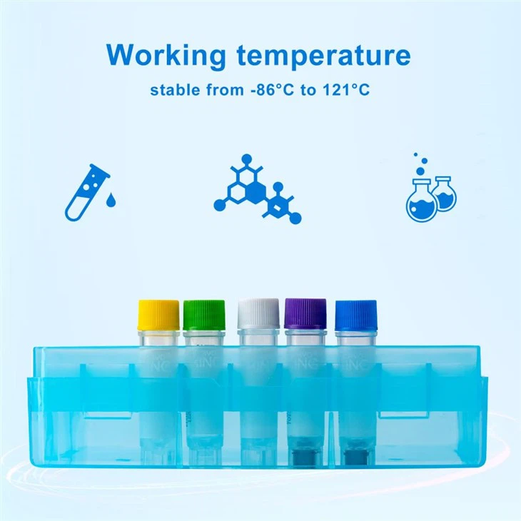 2 Inch 25/81/100-Well PP Cryoboxes