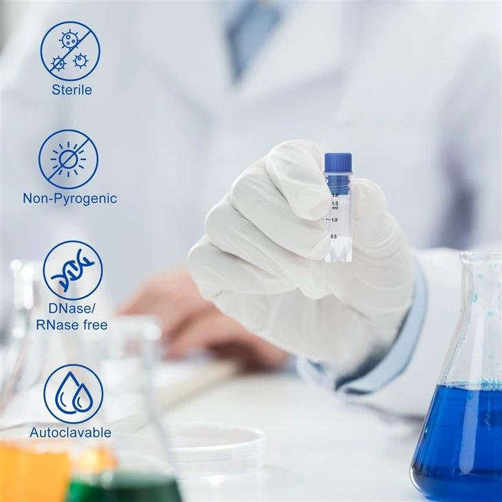 2ml Internal Thread with O-ring Fit for Liquid Nitrogen Storage Cryogenic Vials
