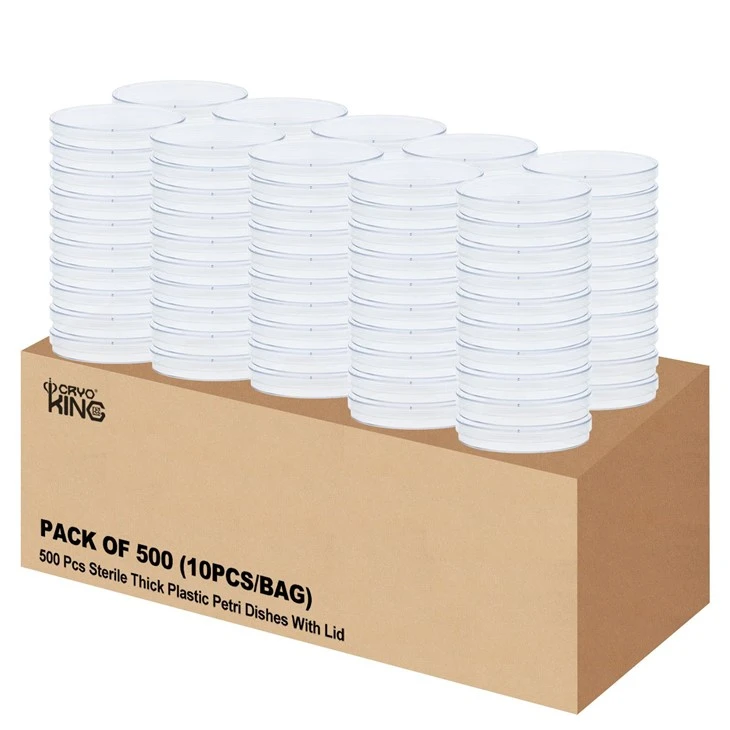 Laboratory Disposable Sterilized Plastic Petri Culture Dishes